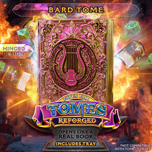 Reforged Bard Tome | Fates End | Fantasy | DnD | RPG | Roleplay Gaming | MTG Magic Card Box | Gamer Gift