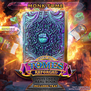 Reforged Monk Tome | Fates End | Fantasy | DnD | RPG | Roleplay Gaming | MTG Magic Card Box | Gamer Gift