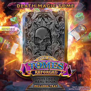Reforged Magic Death Tome | Fates End | Fantasy | DnD | RPG | Roleplay Gaming | MTG Magic Card Box | Gamer Gift