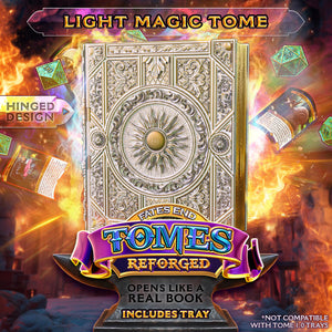Reforged Magic Light Tome | Fates End | Fantasy | DnD | RPG | Roleplay Gaming | MTG Magic Card Box | Gamer Gift