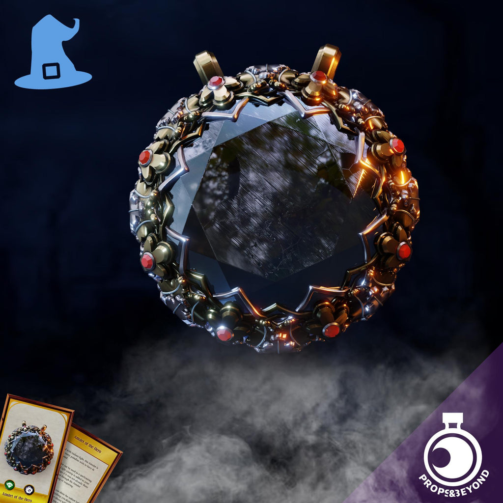 Amulet Of The Hero | Props & Beyond | Cosplay | RPG | Roleplay Gaming | Gamer Gift