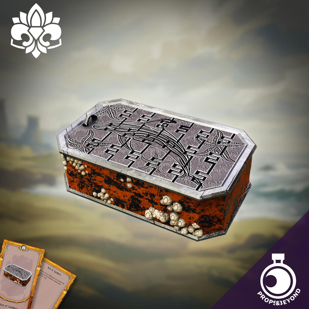 Box of Sardines - Articulated | Props & Beyond | Cosplay | RPG | Roleplay Gaming | Gamer Gift