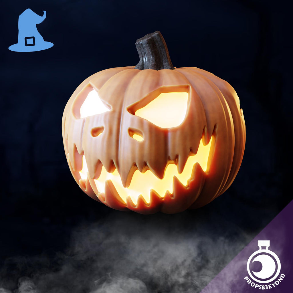 Mimic Pumpkin | Props & Beyond | RPG | Roleplay Gaming | Gamer Gift | Halloween Jack O Lantern Decor