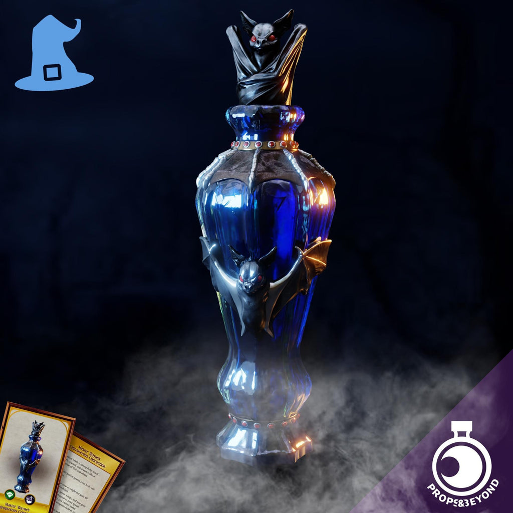 Bat Potion | Props & Beyond | Cosplay | RPG | Roleplay Gaming | Gamer Gift | Bottle