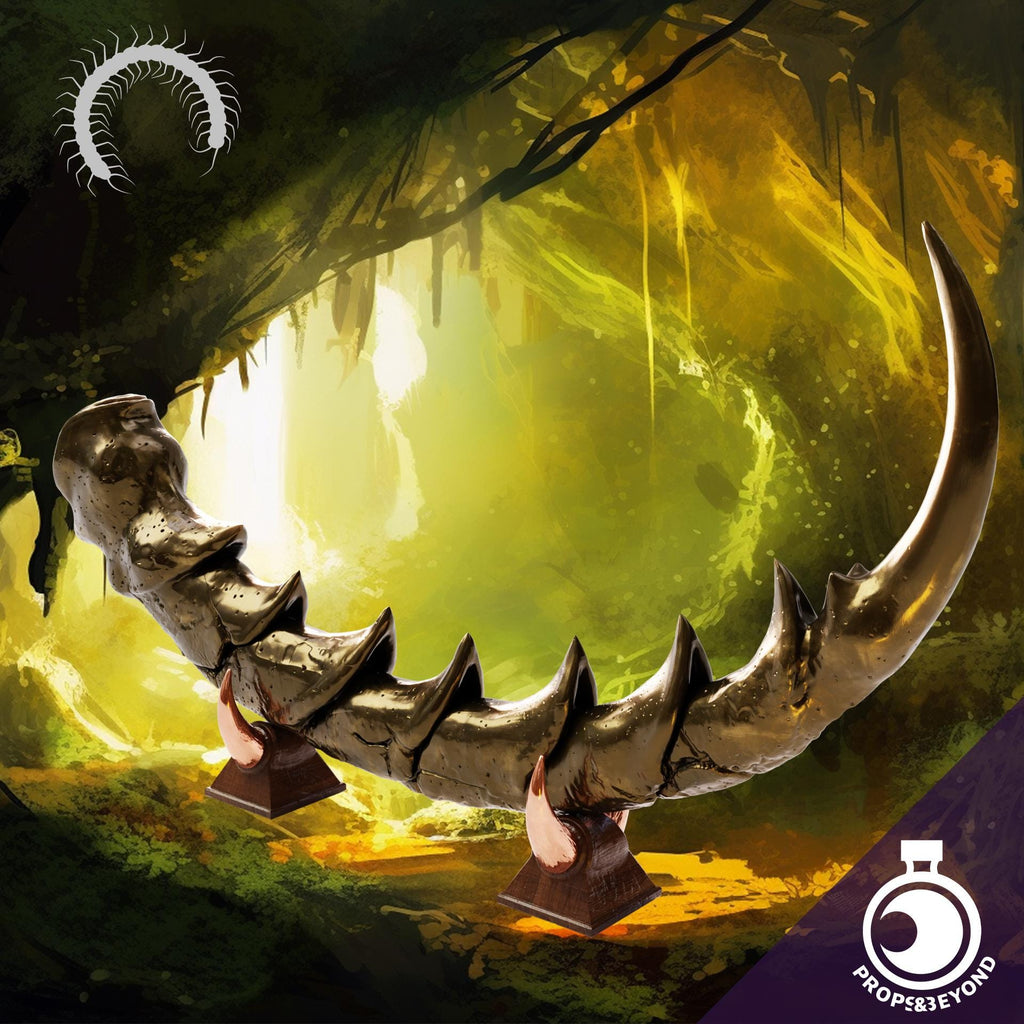 Umber Bug Mandible - Monster Trophy | Props & Beyond | Cosplay | RPG | Roleplay Gaming | Gamer Gift