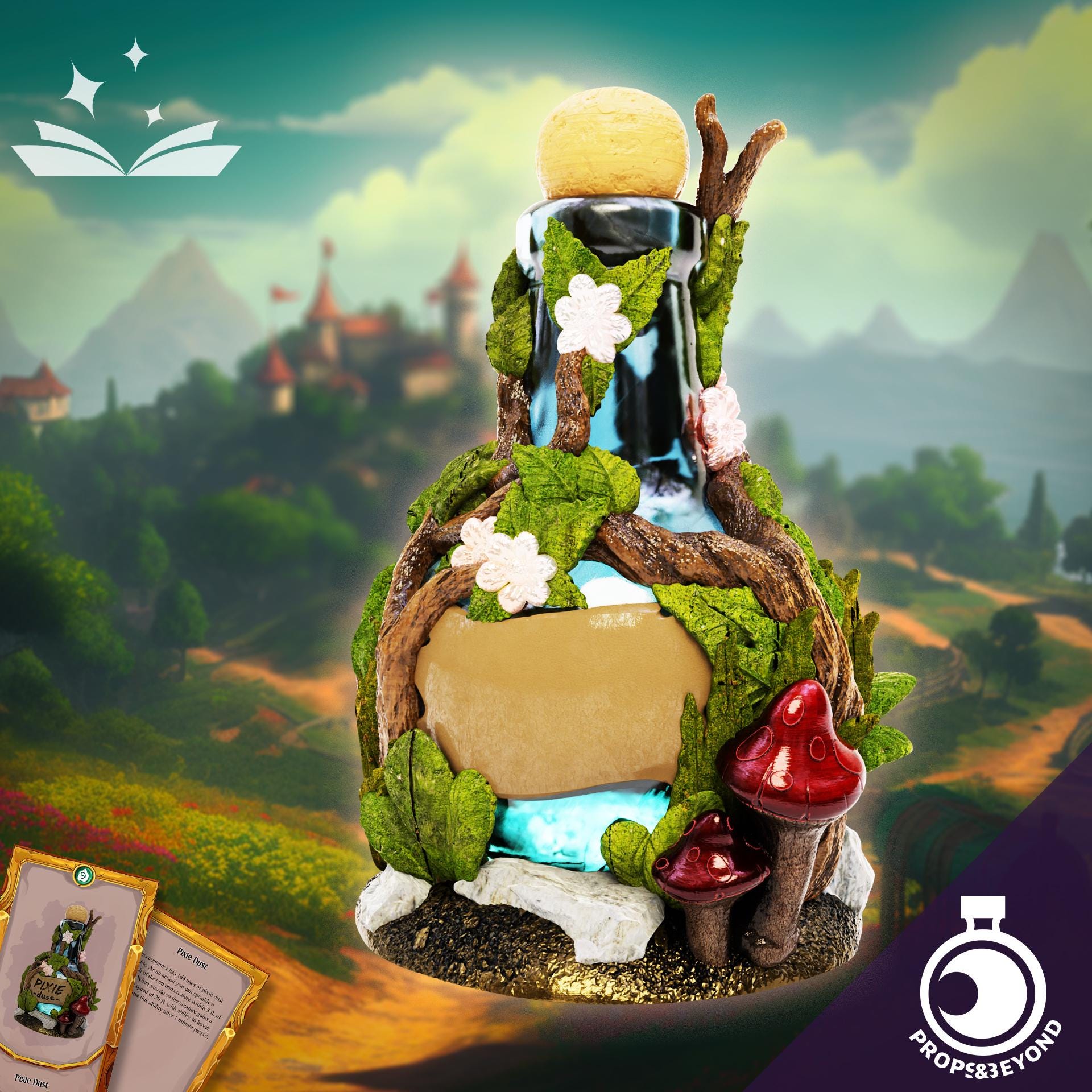 Pixie-Dust | Props & Beyond | Cosplay | RPG | Roleplay Gaming | Gamer Gift | Bottle