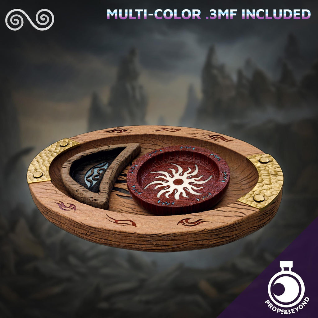 Offering Tray Set | Props & Beyond | Lost Sky Echoes | Cosplay Gear | Roleplay Gaming | Gamer Gift | Decor