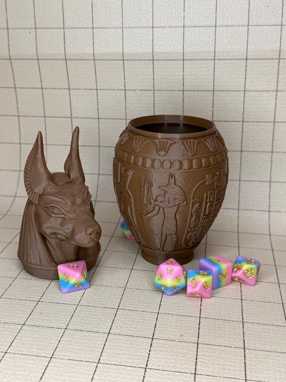 Anubis’ Canopic Jar | Props & Beyond | Cosplay | RPG | Roleplay Gaming | Gamer Gift | Bottle