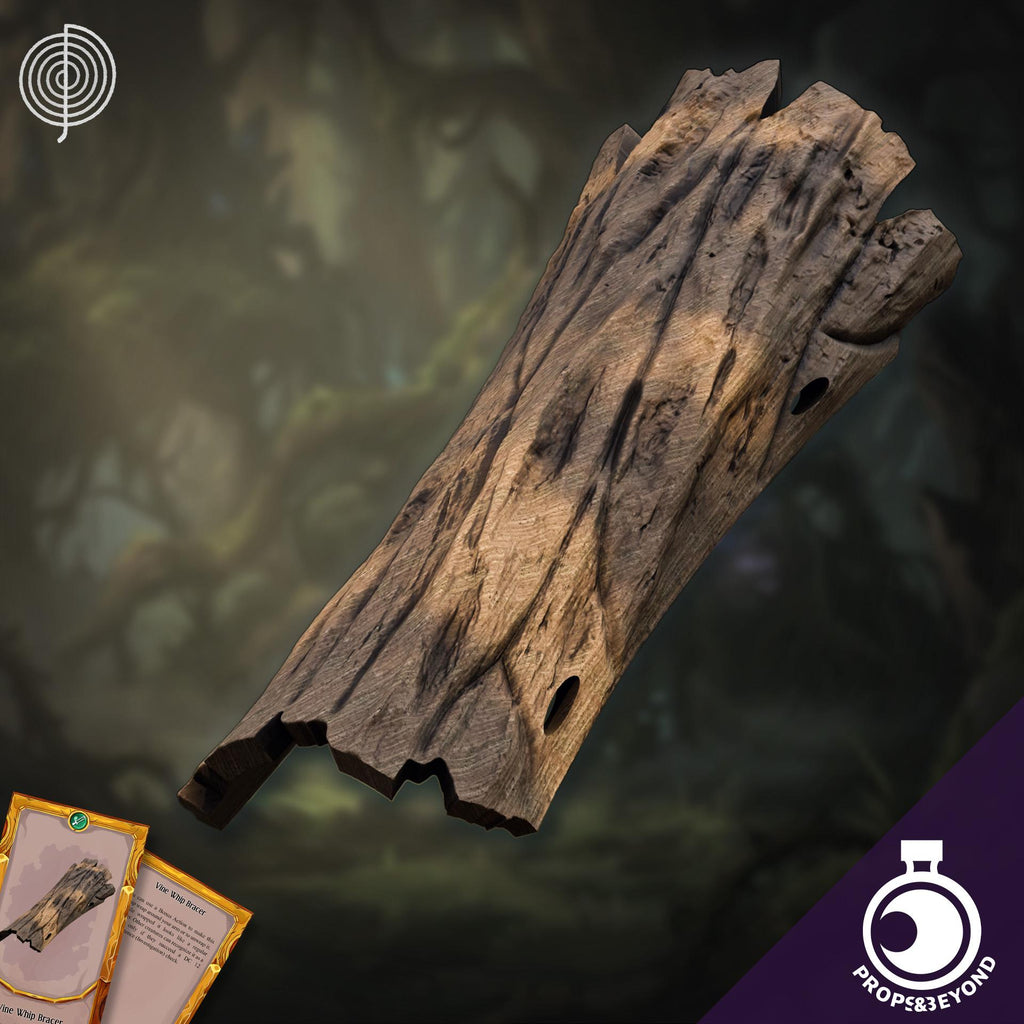 Bark Bracer | Props & Beyond | Gardens of Bright | Cosplay | RPG | Roleplay Gaming | Gamer Gift