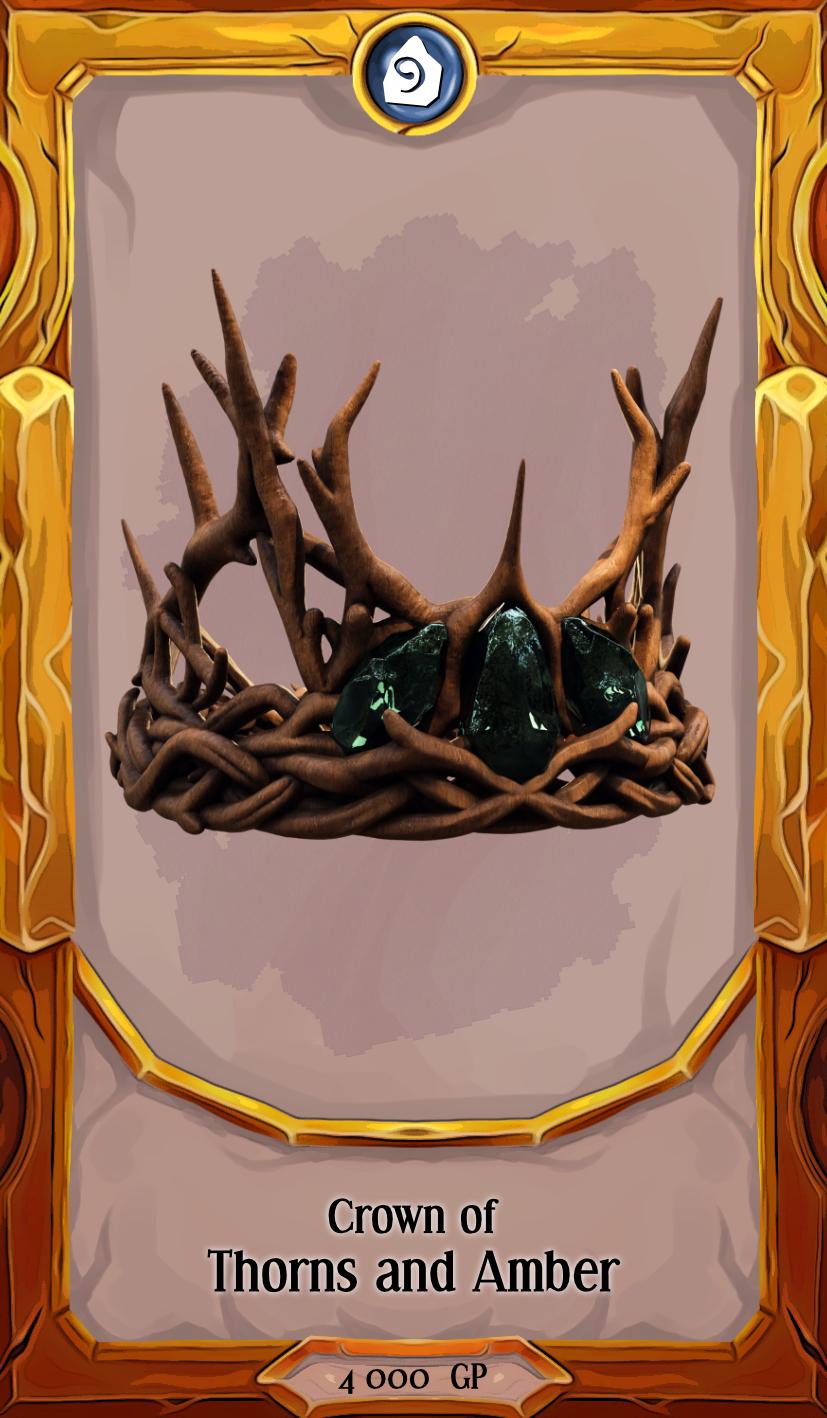 Crown of Thorns and Amber | Props & Beyond | Gardens of Bright | Cosplay | RPG | Roleplay Gaming | Gamer Gift