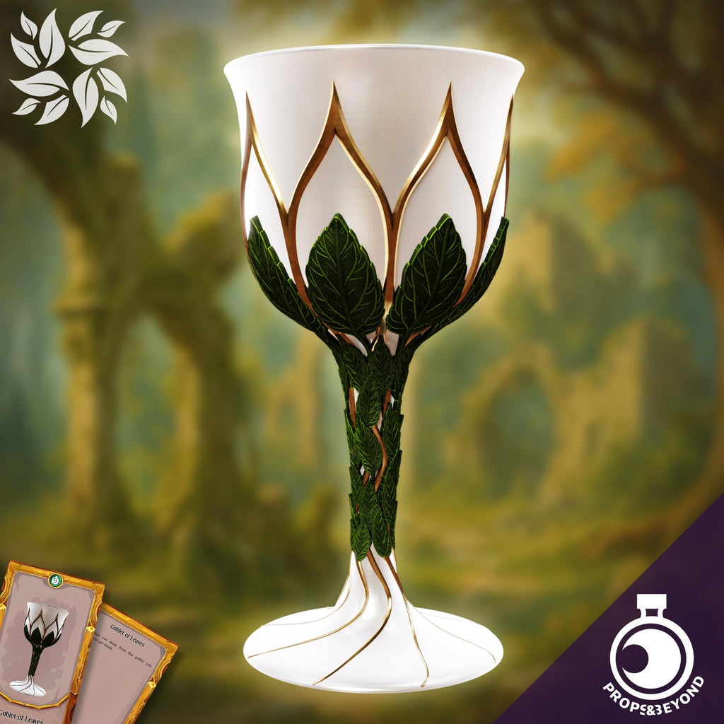 Elven Goblet | Props & Beyond | Gardens of Bright | Cosplay | RPG | Roleplay Gaming | Gamer Gift