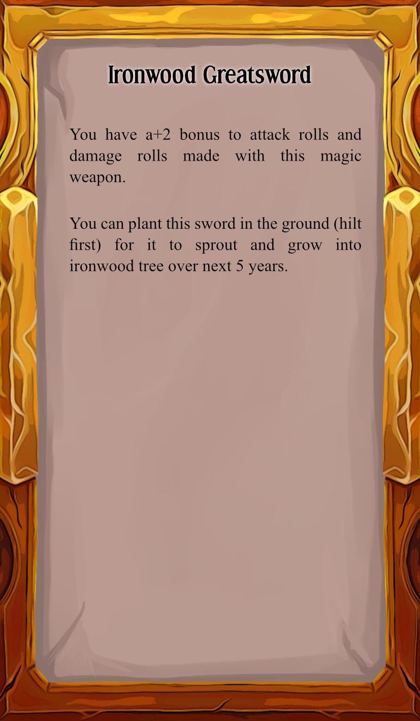 Ironwood Greatsword | Props & Beyond | Gardens of Bright | Cosplay | RPG | Roleplay Gaming | Gamer Gift