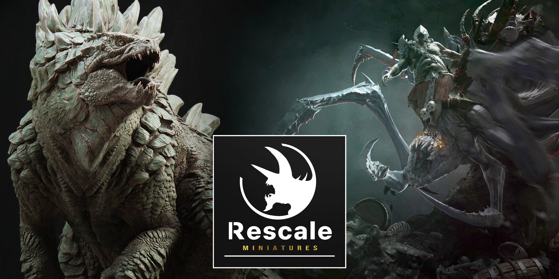 Black Dragon Walk | Rescale Miniature | Conclave of Bones | RESIN | Fantasy | DnD | RPG Tabletop | Miniature | Dragon | BBEG