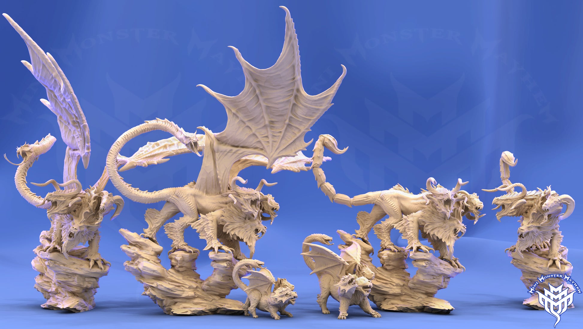 Chimera | Mini Monster Mayhem | Chimera | RESIN | Fantasy | Horror | Wargaming | RPG | Gaming | Beast Model
