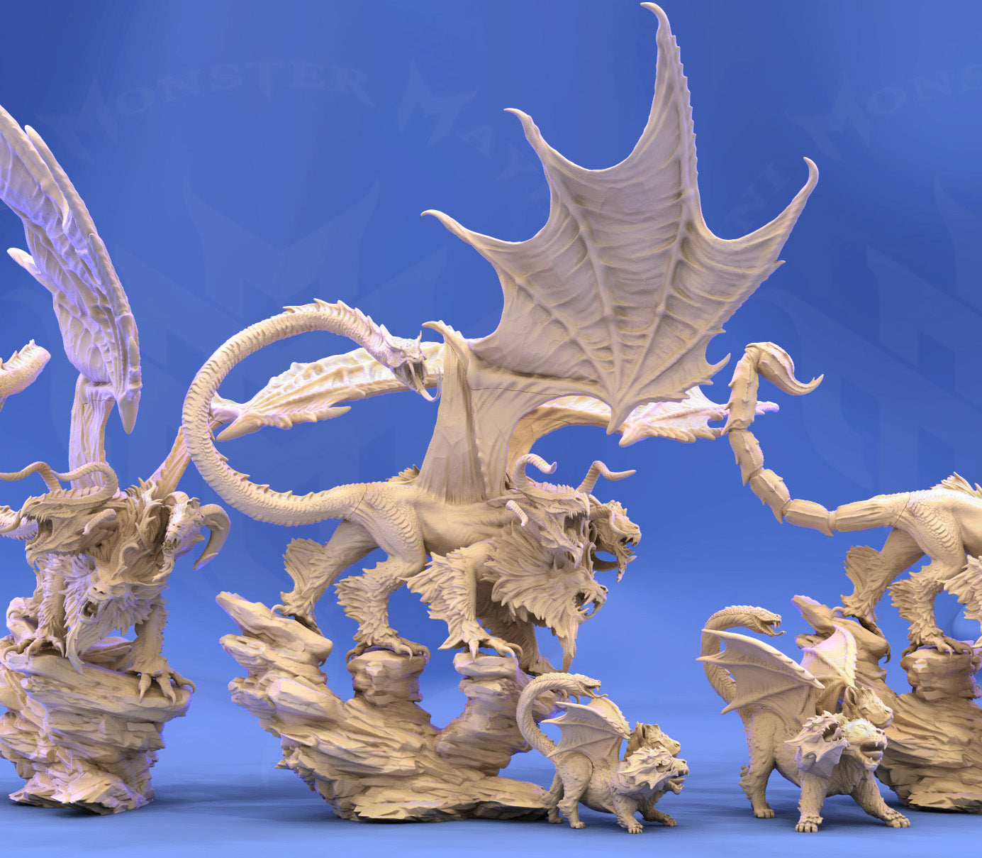 Chimera | Mini Monster Mayhem | Chimera | RESIN | Fantasy | Horror | Wargaming | RPG | Gaming | Beast Model