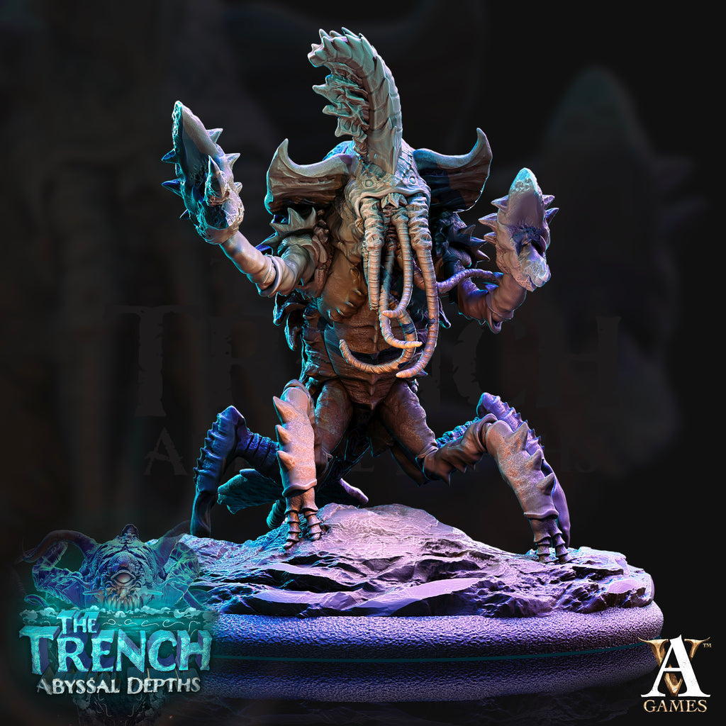 Full Set of The Trench Abyssal Depths | Archvillain Games | The Trench - Abyssal Depths | RESIN | Fantasy | DnD | RPG | Tabletop | Miniature | Bundle