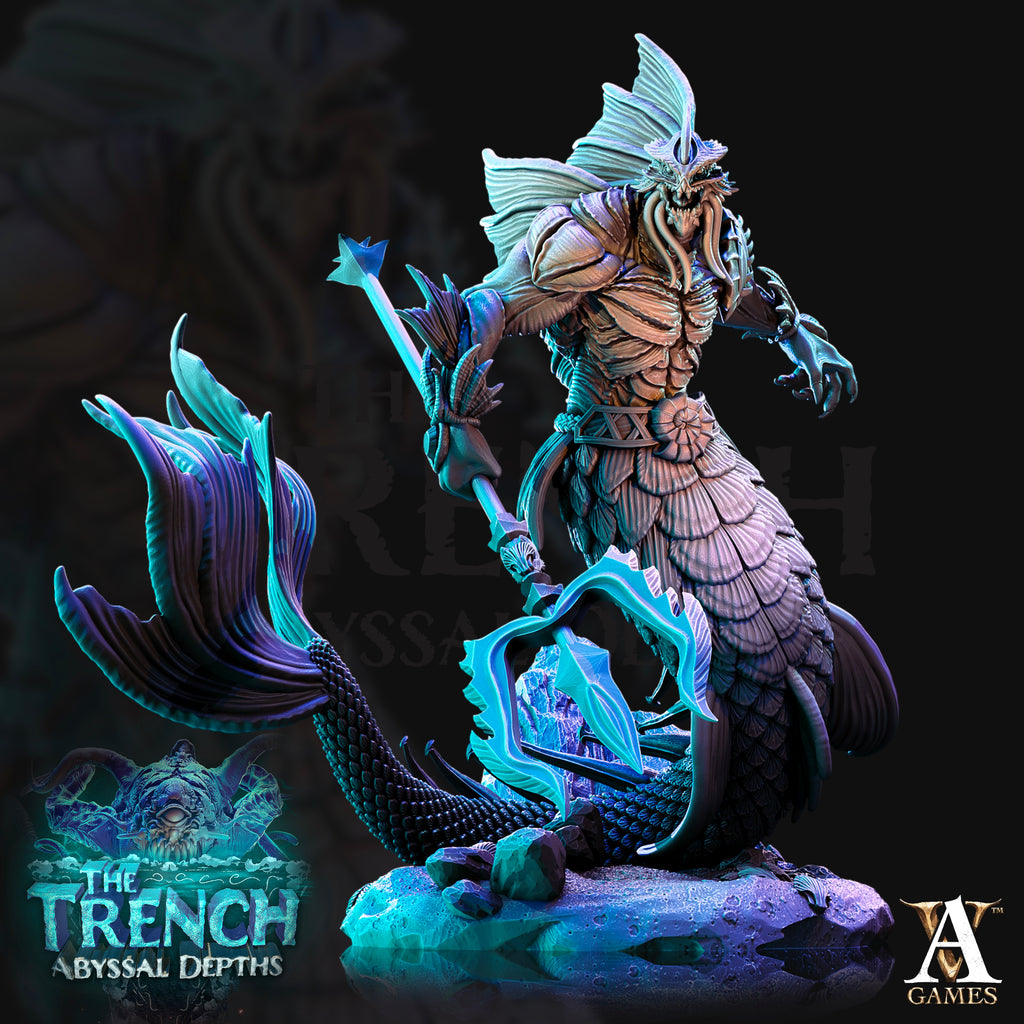 Full Set of The Trench Abyssal Depths | Archvillain Games | The Trench - Abyssal Depths | RESIN | Fantasy | DnD | RPG | Tabletop | Miniature | Bundle