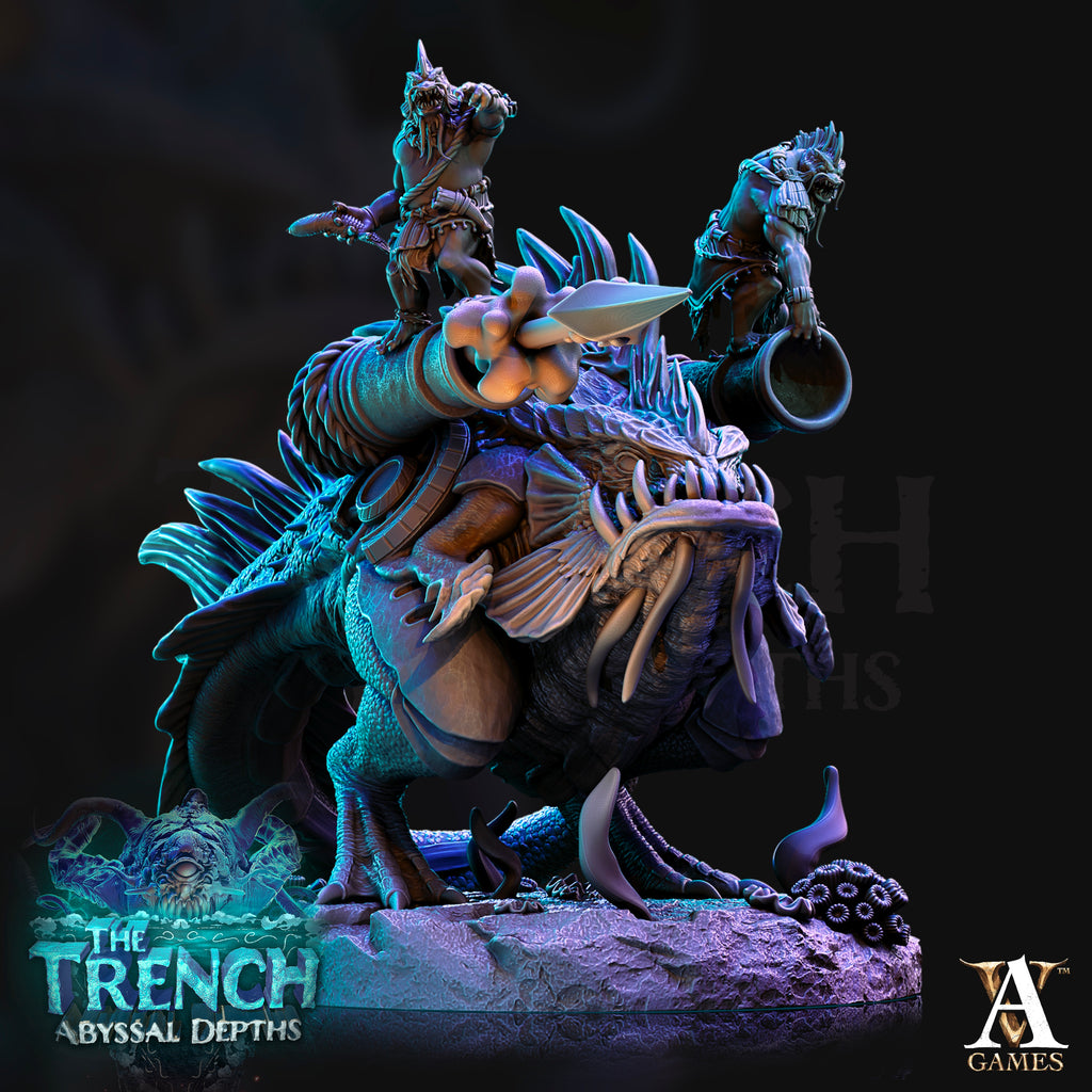 Full Set of The Trench Abyssal Depths | Archvillain Games | The Trench - Abyssal Depths | RESIN | Fantasy | DnD | RPG | Tabletop | Miniature | Bundle