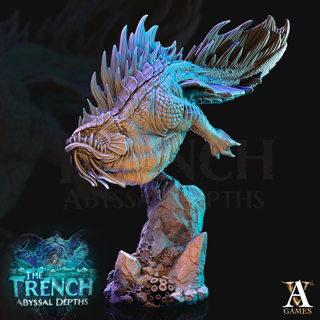 Full Set of The Trench Abyssal Depths | Archvillain Games | The Trench - Abyssal Depths | RESIN | Fantasy | DnD | RPG | Tabletop | Miniature | Bundle