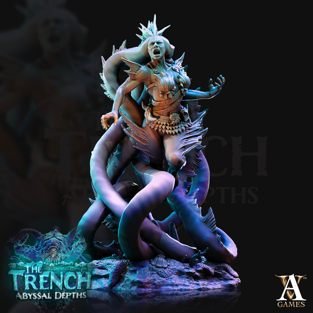 Full Set of The Trench Abyssal Depths | Archvillain Games | The Trench - Abyssal Depths | RESIN | Fantasy | DnD | RPG | Tabletop | Miniature | Bundle