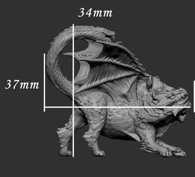 Chimera | Mini Monster Mayhem | Chimera | RESIN | Fantasy | Horror | Wargaming | RPG | Gaming | Beast Model